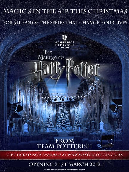 WB lança aplicativo de "Boas Festas" para promover o <i>The Making of Harry Potter</i>