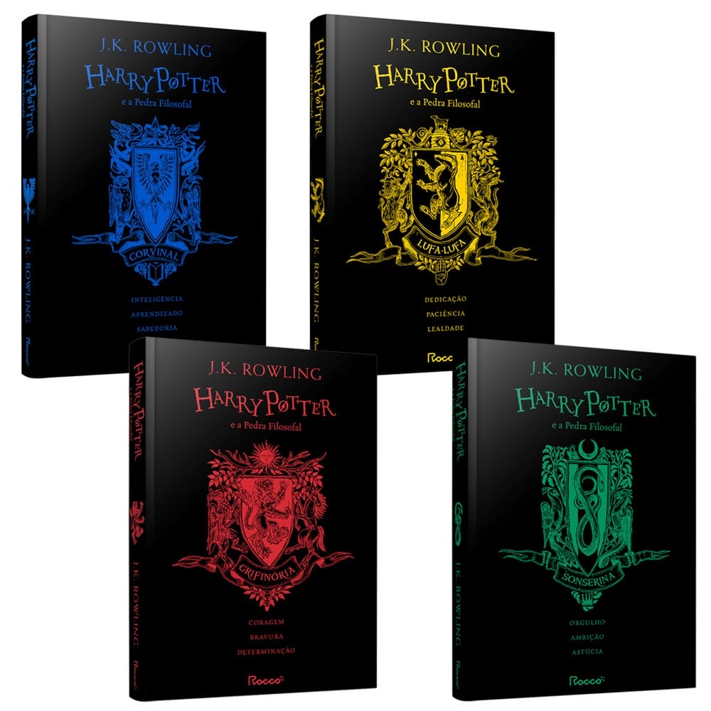 Edições de Harry Potter em comemoração às casas de Hogwarts