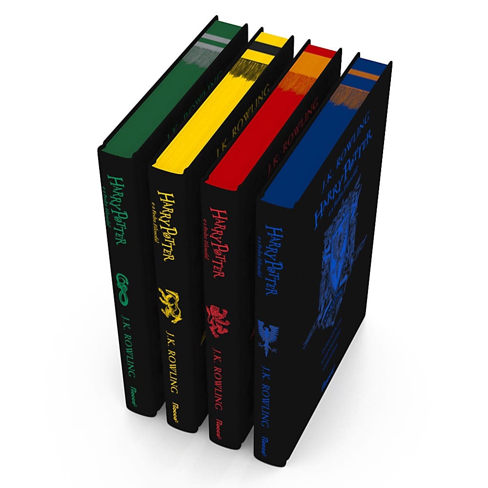 Livros de Harry Potter ganham edições das casas de Hogwarts em português - Potterish Edições de Harry Potter em comemoração às casas de Hogwarts