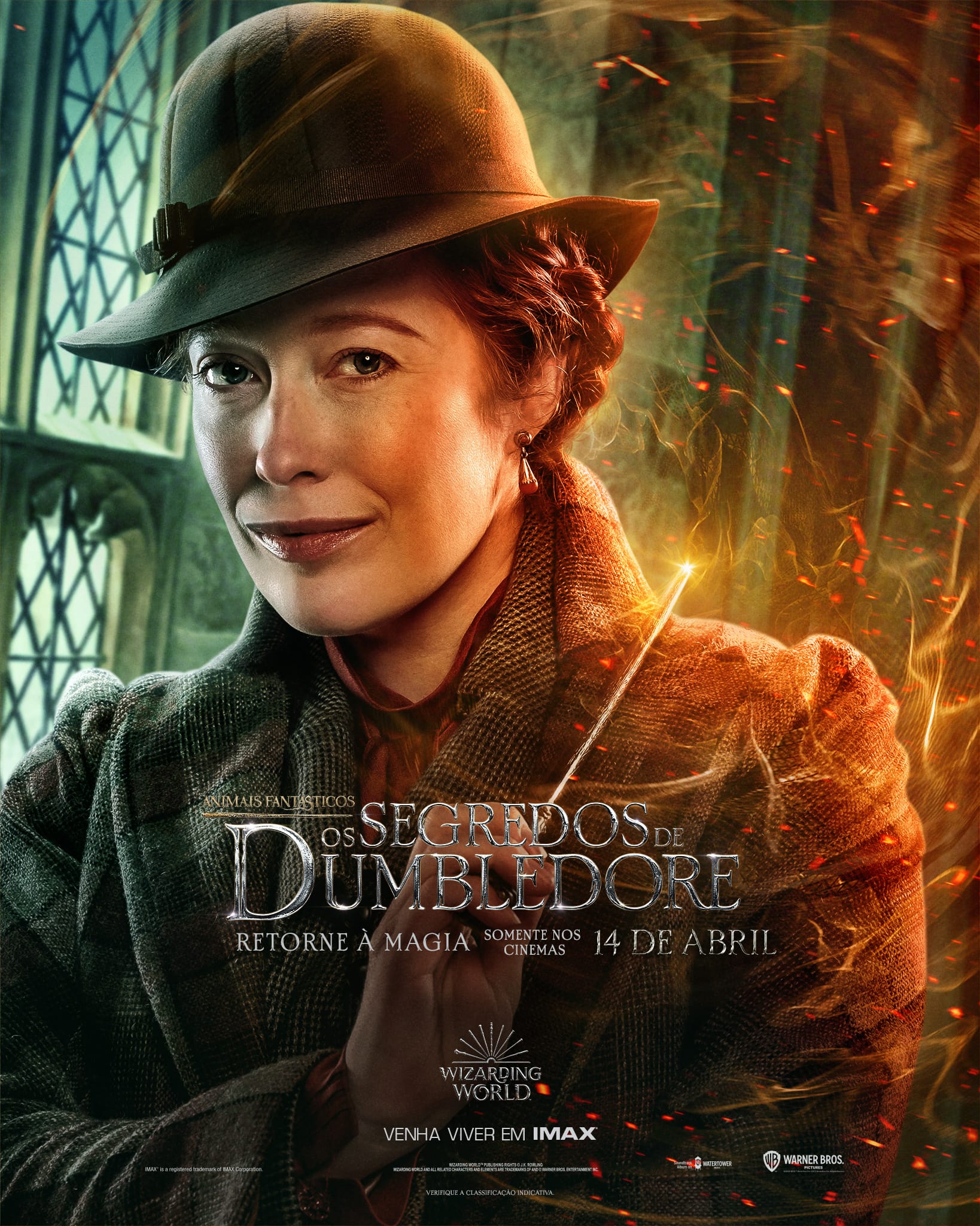 Victoria Yeates interpreta a devota Bunty em Os Segredos de Dumbledore (Imagem: Warner Bros. Pictures/Divulgação)